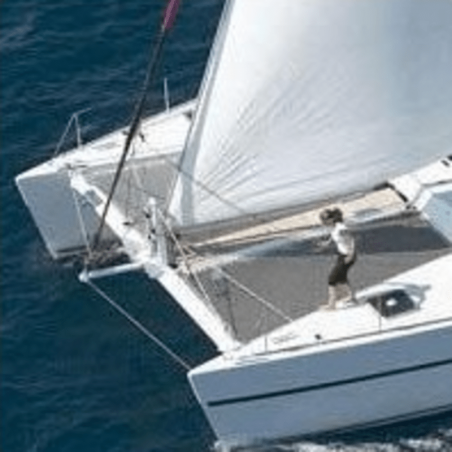 Lagoon 470 - Paire Filets de trampoline