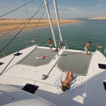 Lagoon 620 - Paire Filets de trampoline