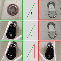 Crosscut fullbatten mainsail